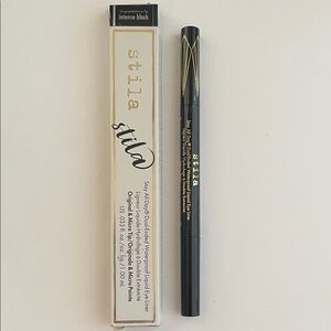 Stila Stay All Day “Intense Black” Dual-Ended Waterproof Liquid Eyeliner BNIB!